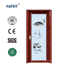 Puerta abatible de vidrio de aluminio (RA-G115)